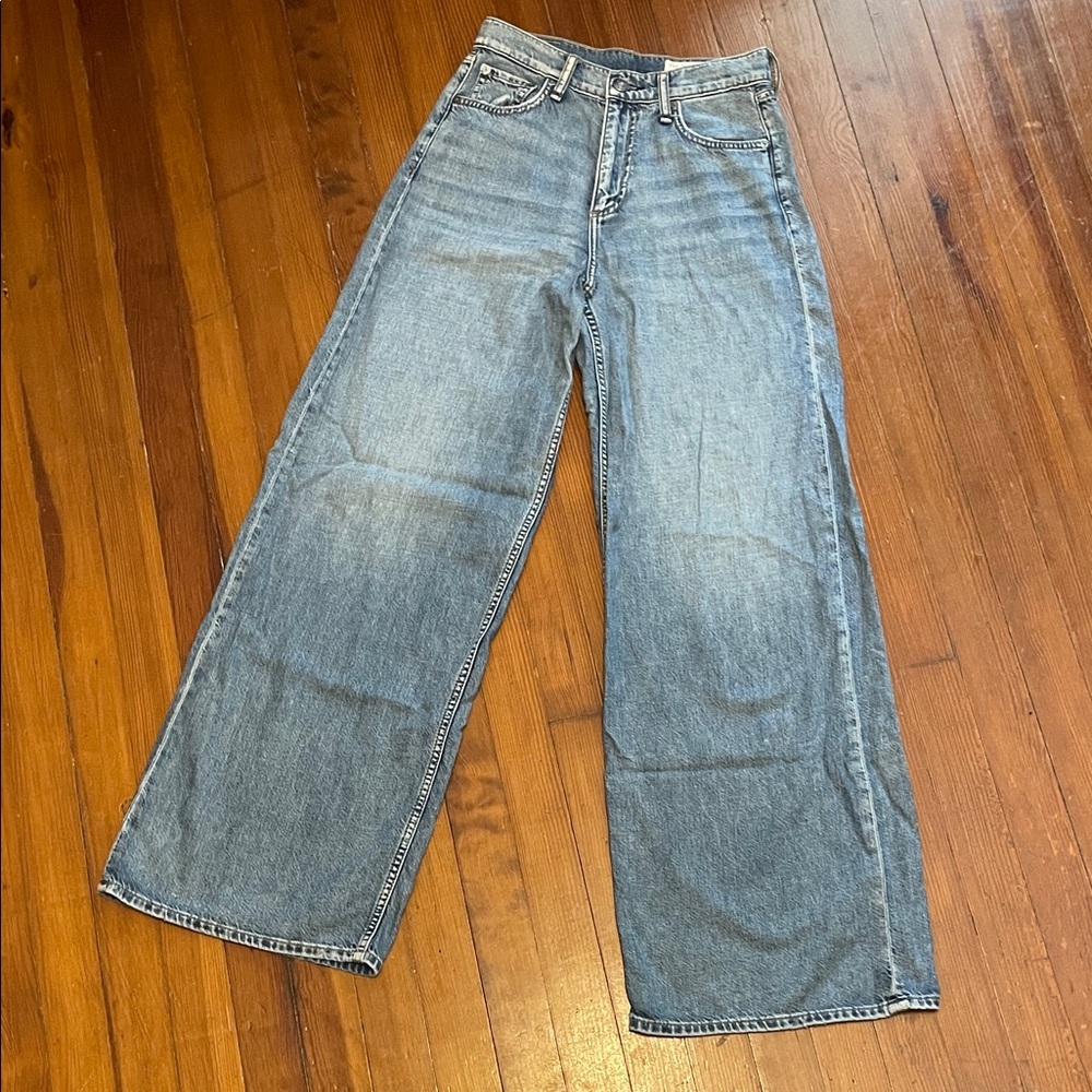 Rag & bone Featherweight Sofie Wide Leg Jeans - Picture 4 of 9